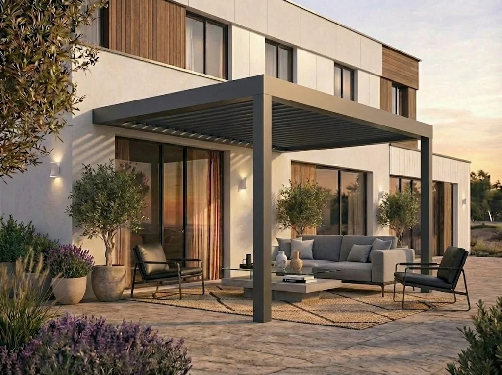 PergoMaxx Motion X zidna montaža antracit s 2 stupa