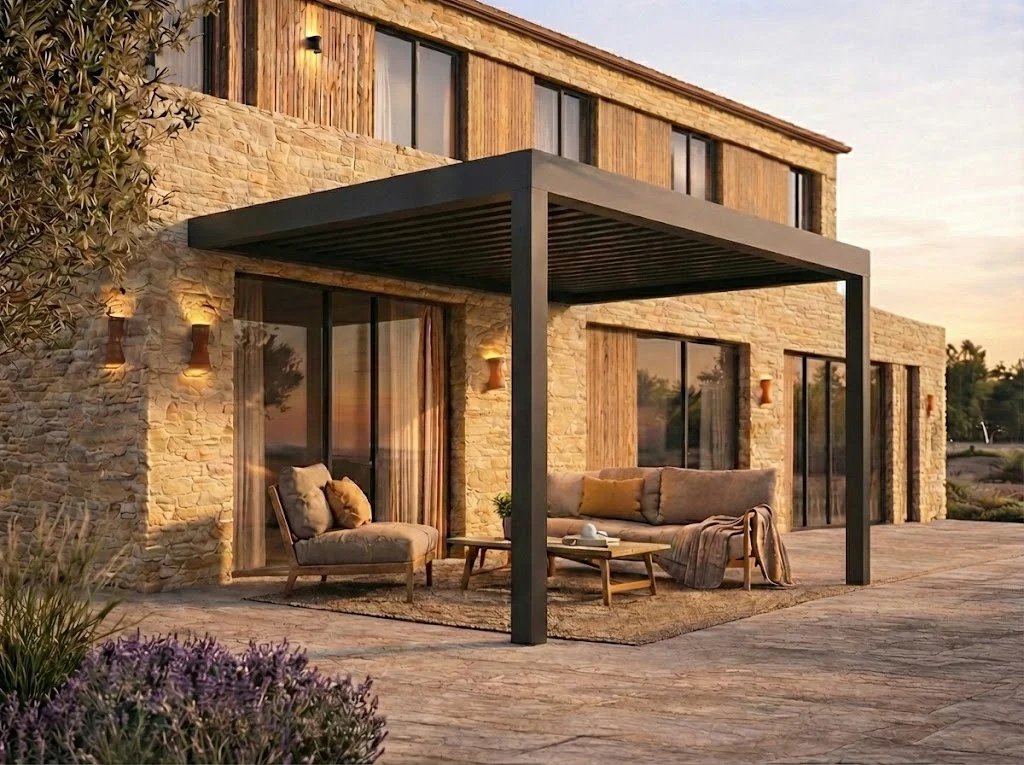 PergoMaxx Motion X zidna montaža crna s 2 stupa