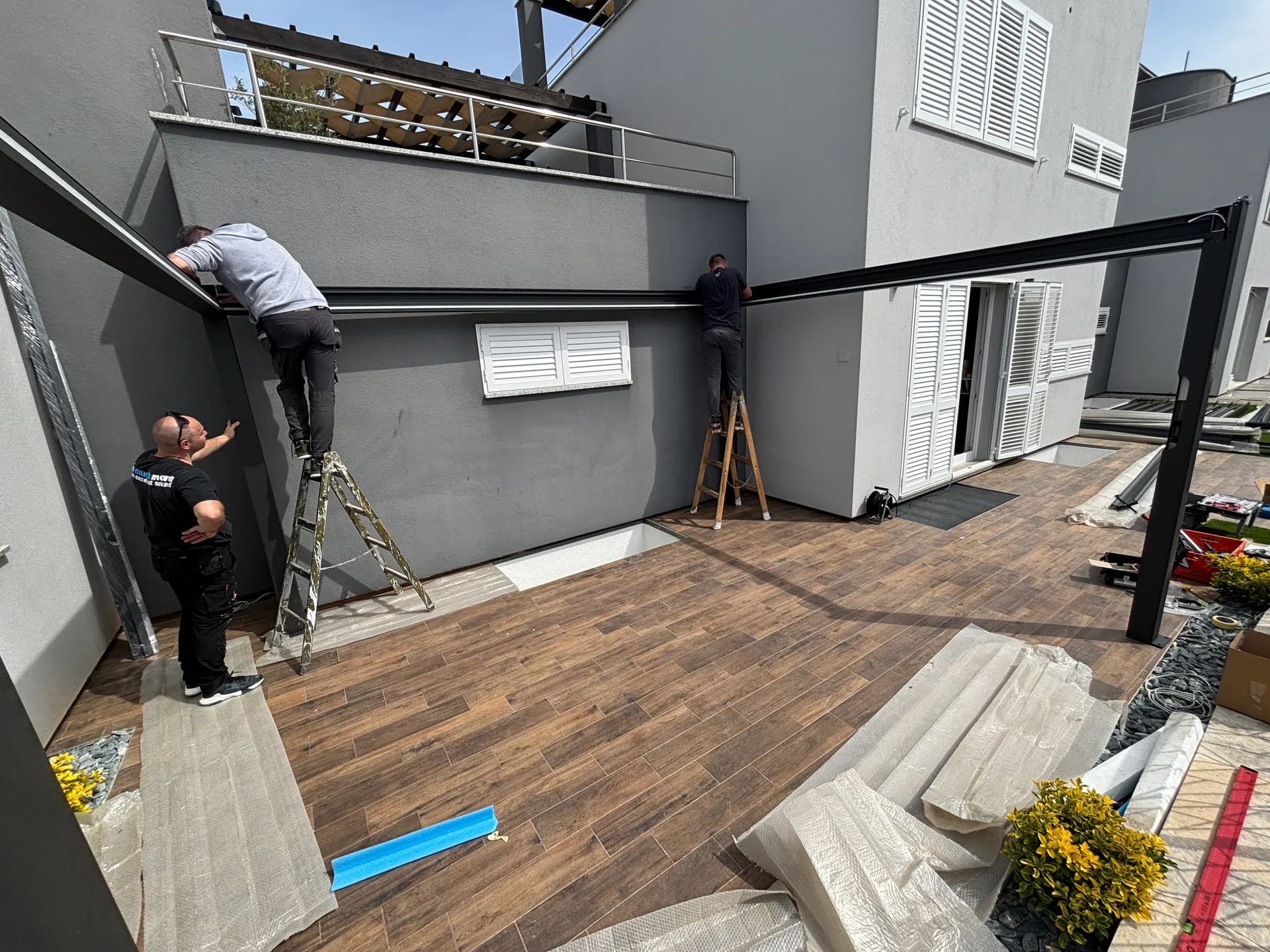 PergoMaxx pergola — detalj rotirajućih lamela
