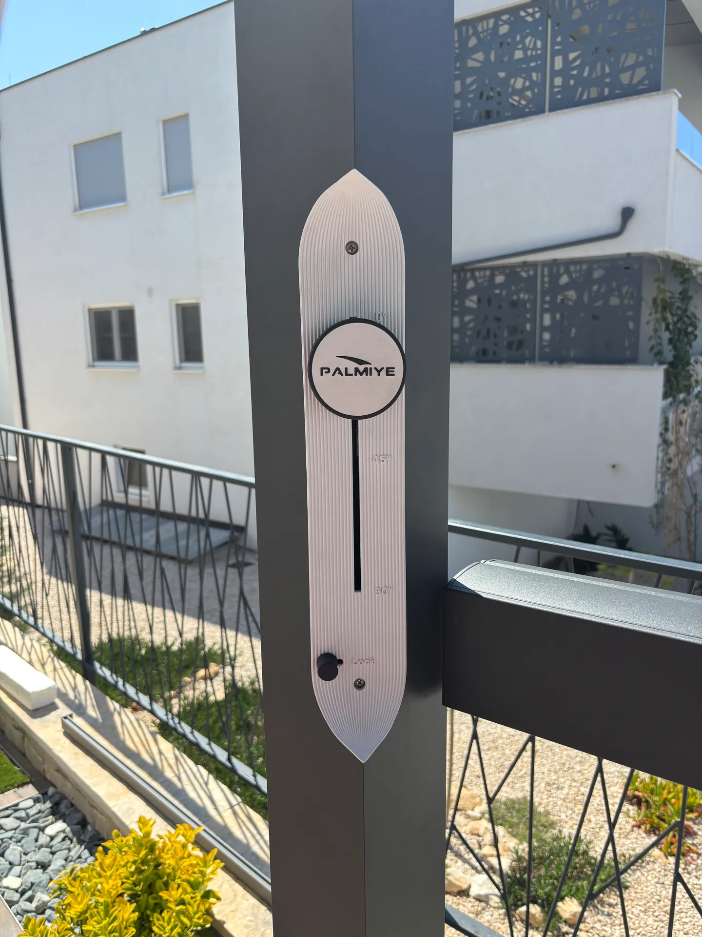 PergoMaxx Motion pergola — širi pogled na instalaciju