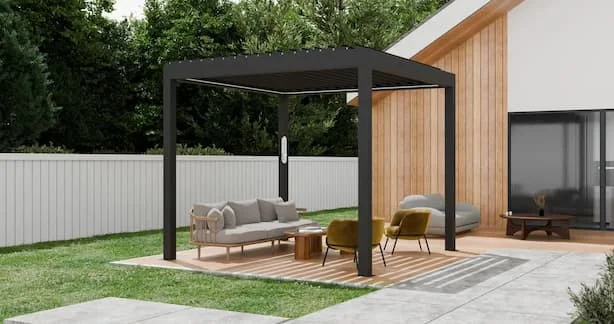 PergoMaxx Motion ručna bioklimatska pergola s patentiranim mehanizmom
